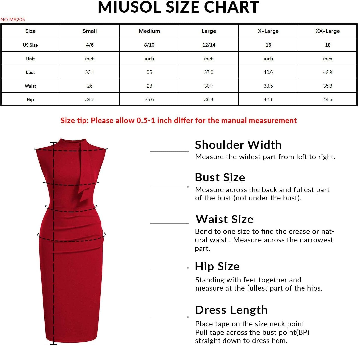 Women's Half Collar Ruffle Cocktail Pencil Dress